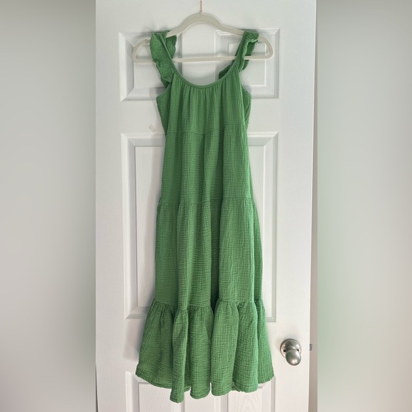 Marine Layer Jude Gauze Midi Dress, Size Small - Picture 2 of 5